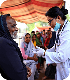 Rural health camp